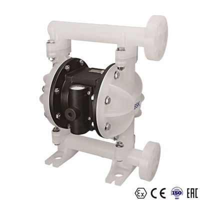 Plastic 7 Bar Air Driven Double Diaphragm Pump For Sewage