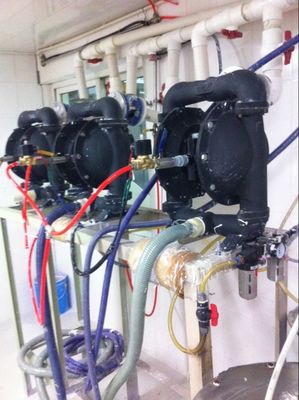 43.1lb Air Driven Double Diaphragm Pump Ceramic Sanitary Ware