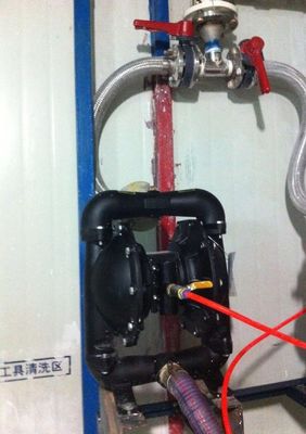 43.1lb Air Driven Double Diaphragm Pump Ceramic Sanitary Ware