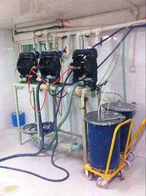 43.1lb Air Driven Double Diaphragm Pump Ceramic Sanitary Ware