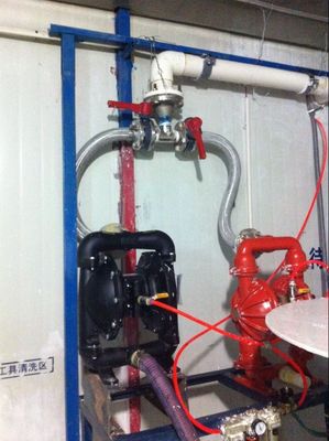 43.1lb Air Driven Double Diaphragm Pump Ceramic Sanitary Ware