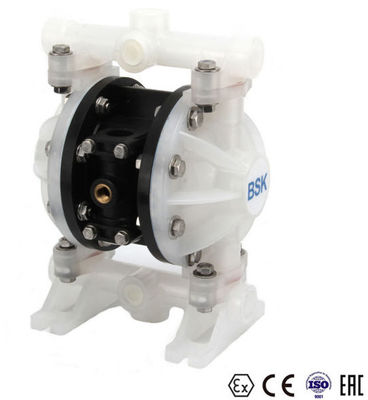 PVDF Seat Air Powered Diaphragm Pump Instead For Solvent DMF Acid