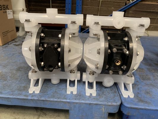 PVDF Seat Air Powered Diaphragm Pump Instead For Solvent DMF Acid
